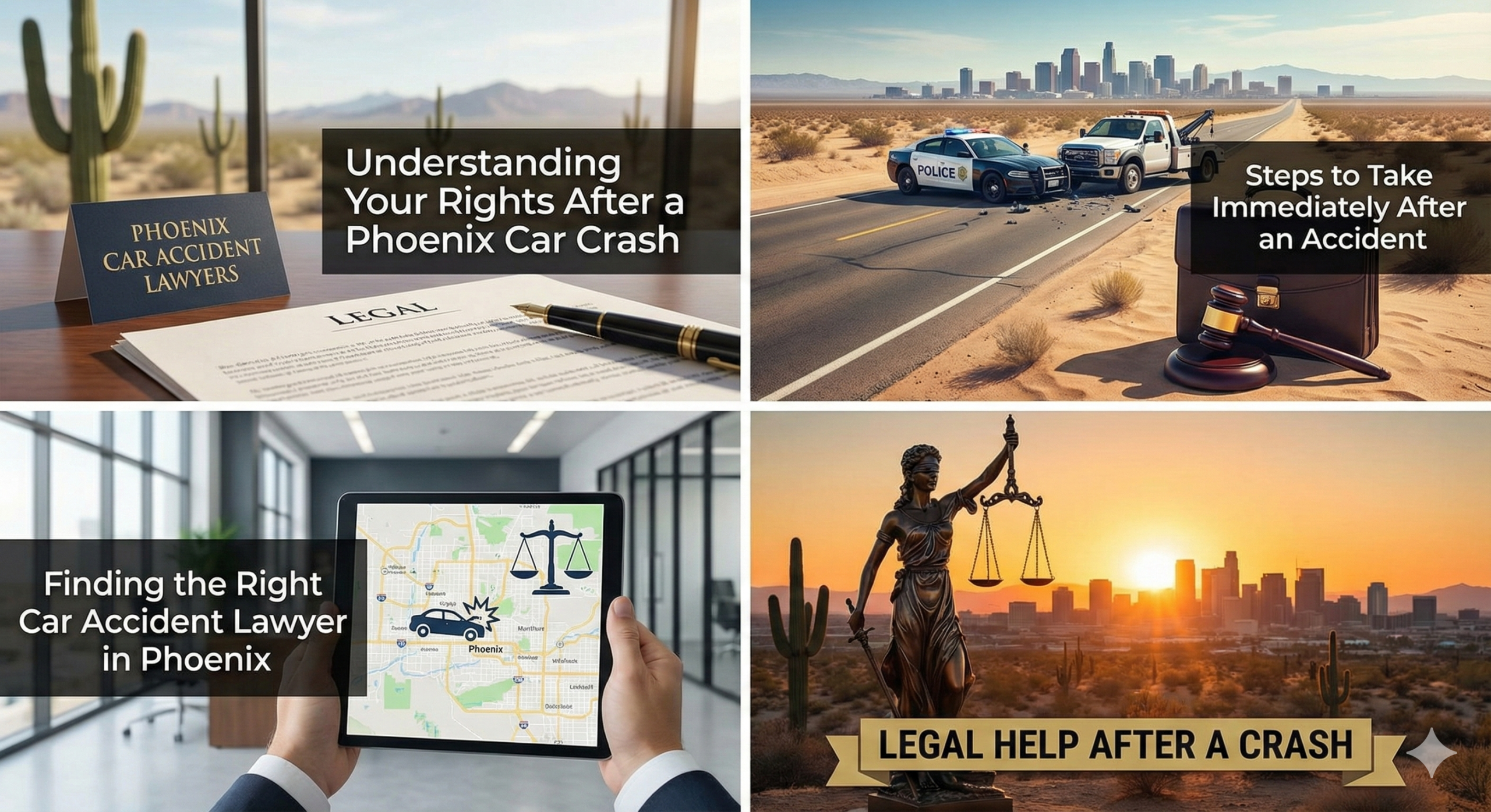 Legal help from Phoenix car accident lawyers